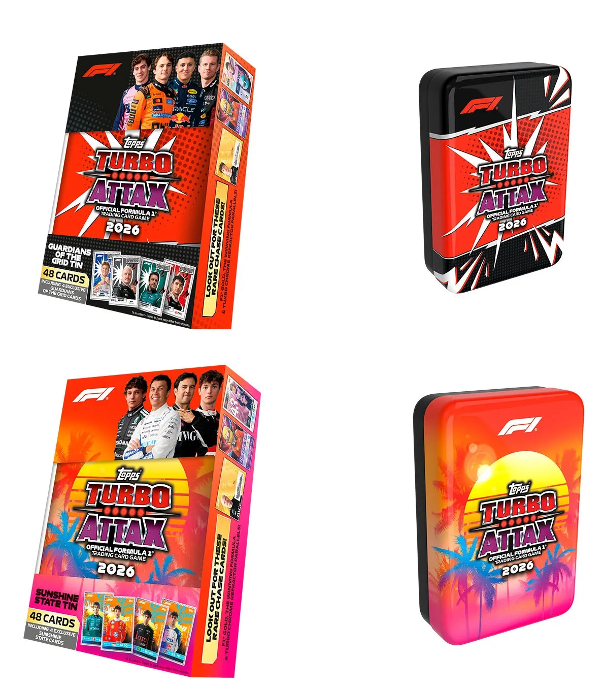 Mega Tin Turbo Attax Fórmula 1 2026 (1 Unidad Aleatoria) - Topps Europe