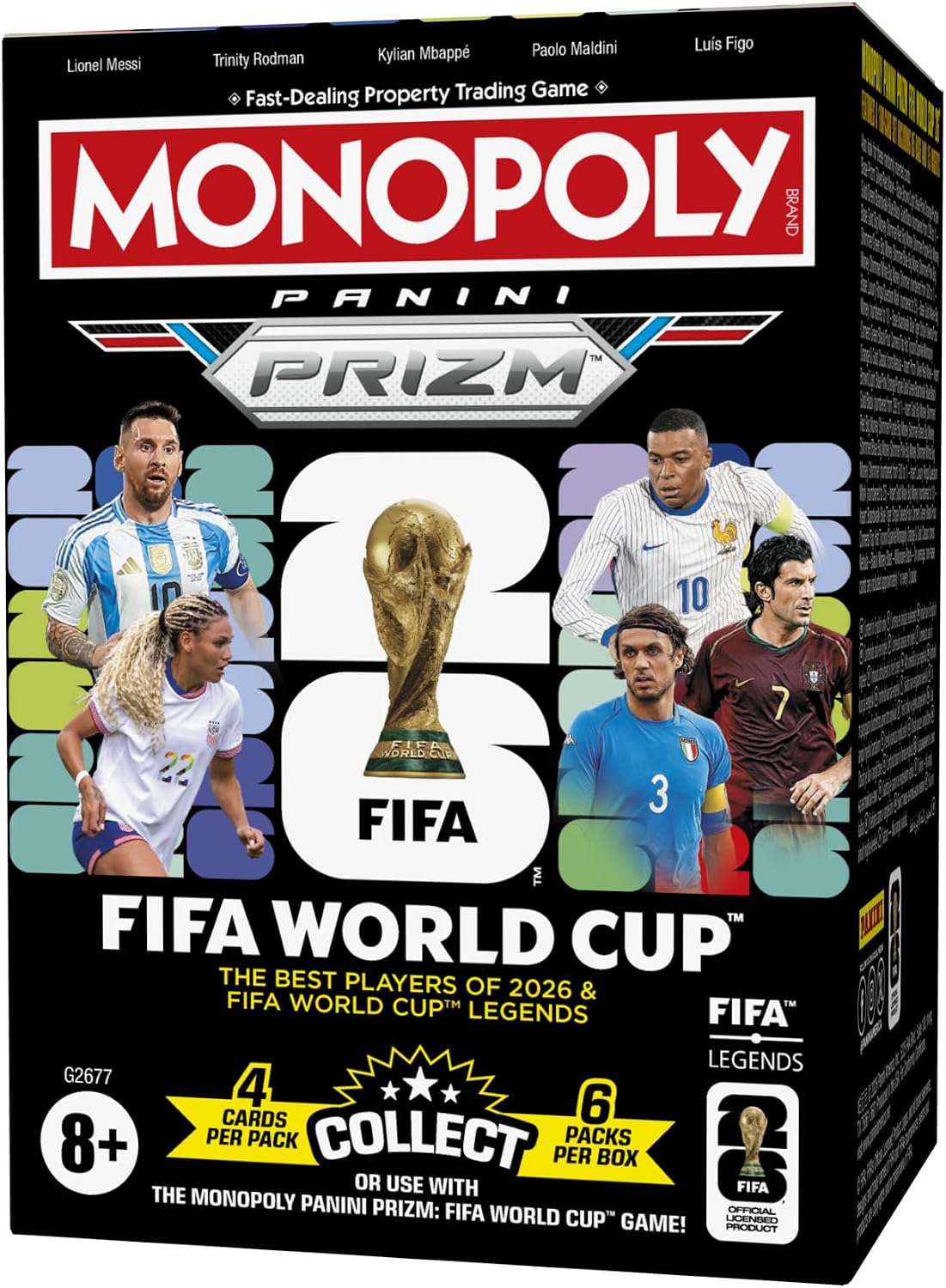 Monopoly Panini Prizm Copa Mundial FIFA 2026 | Tier Kards