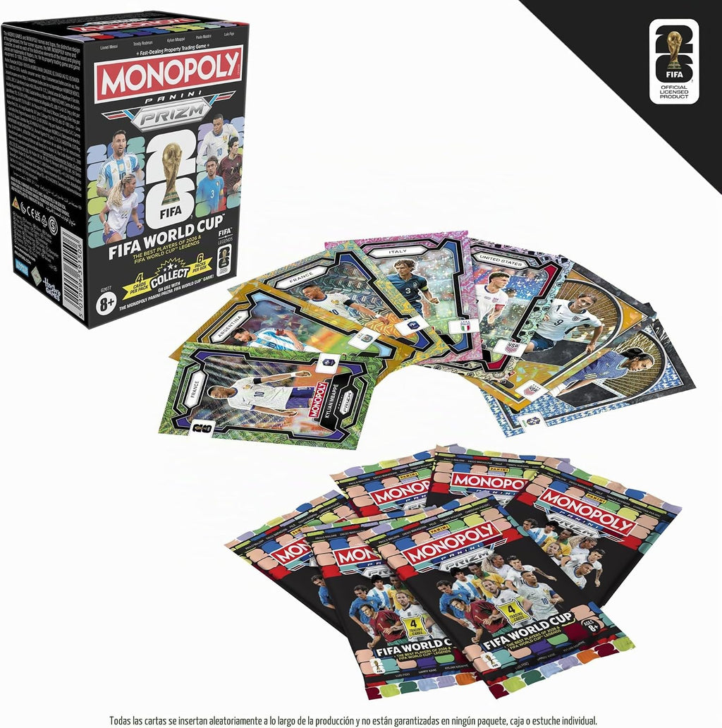 Monopoly Panini Prizm Copa Mundial FIFA 2026 | Tier Kards