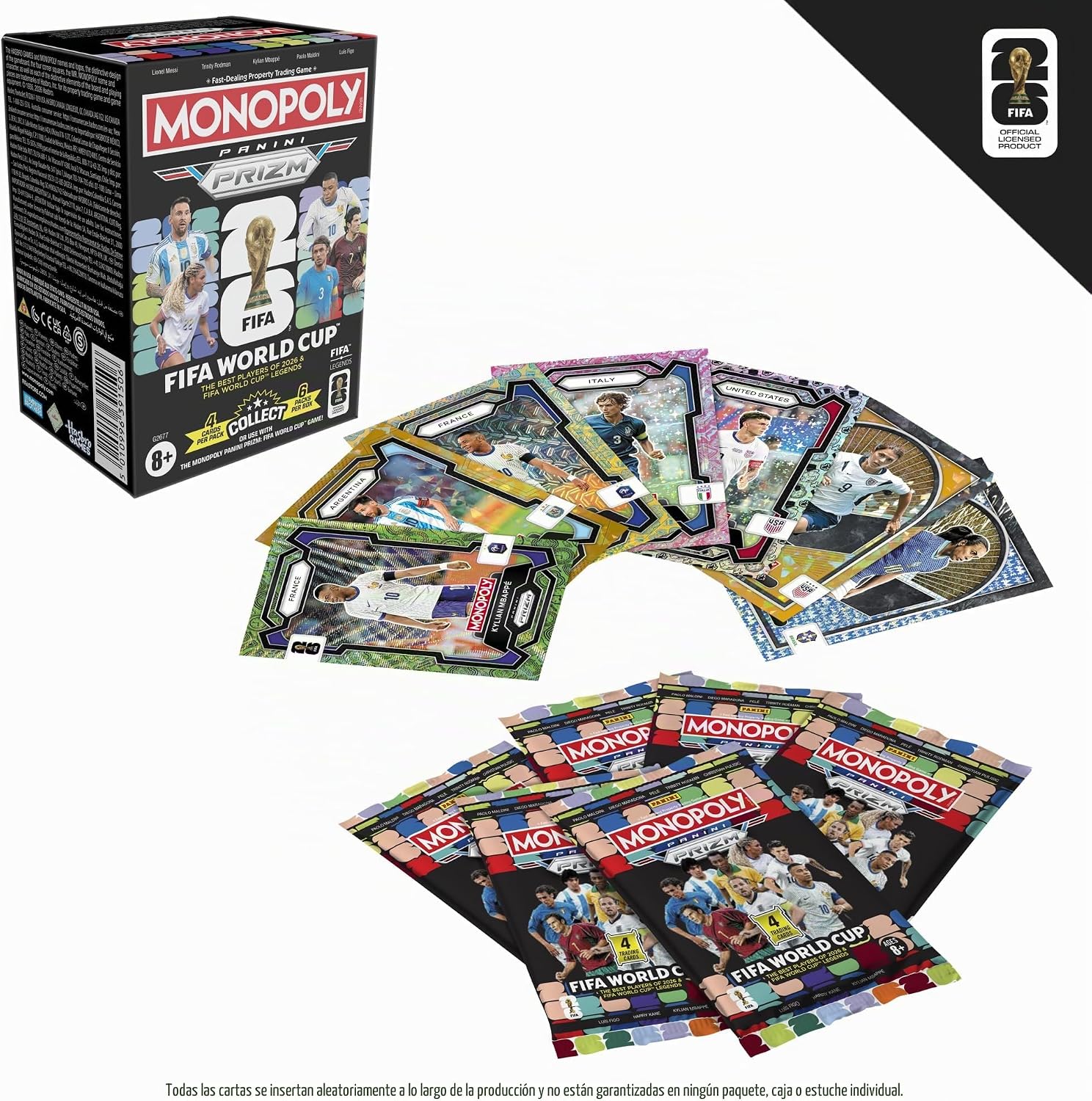 Monopoly Panini Prizm Copa Mundial FIFA 2026 | Tier Kards