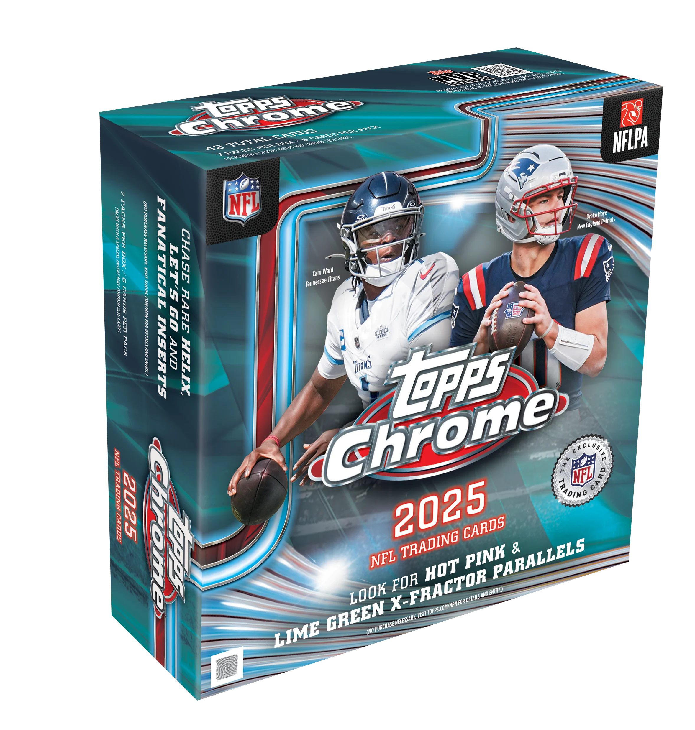 2025 Topps Chrome Football Mega Box | Comprar en Tierkards