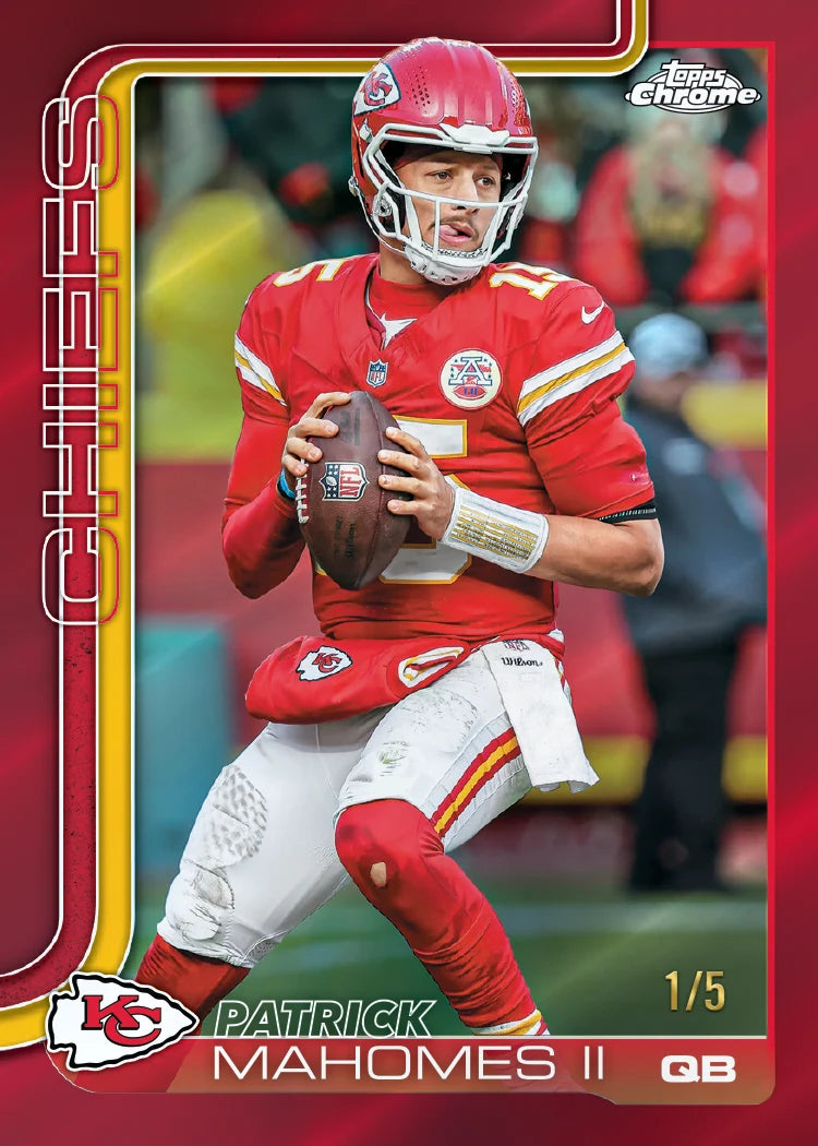 2025 Topps Chrome Football Mega Box | Comprar en Tierkards
