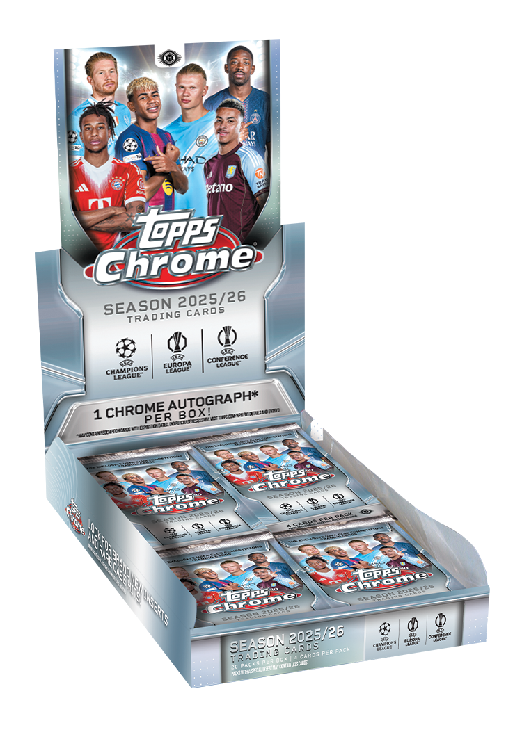 Topps Chrome UEFA Club Competitions 2025-26 Hobby Box