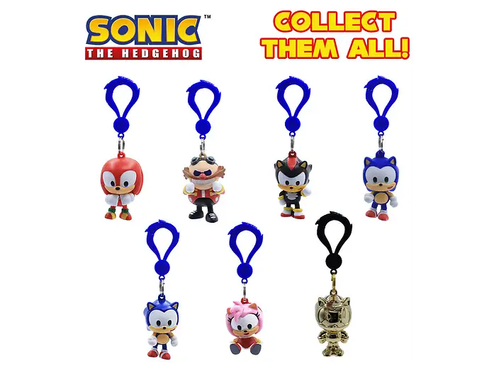 Llavero Mochila Sonic the Hedgehog 24K Gold Edición Especial | Tier Kards