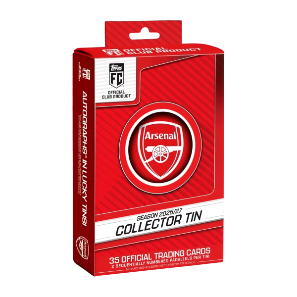 2026-27 Topps Arsenal Collector Tin | Tier Kards