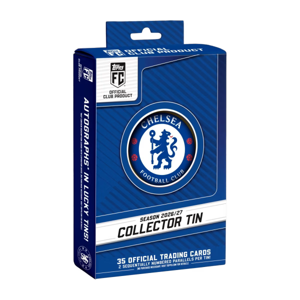 2026-27 Topps Chelsea Collector Tin | Tier Kards