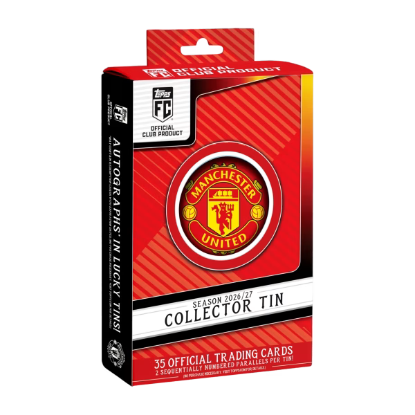 2026-27 Topps Manchester United Collector Tin | Tier Kards