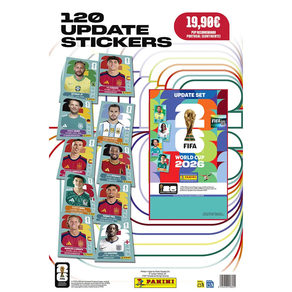 Álbum Update Set World Cup 2026 Panini - Set de Cromos | Tier Kards