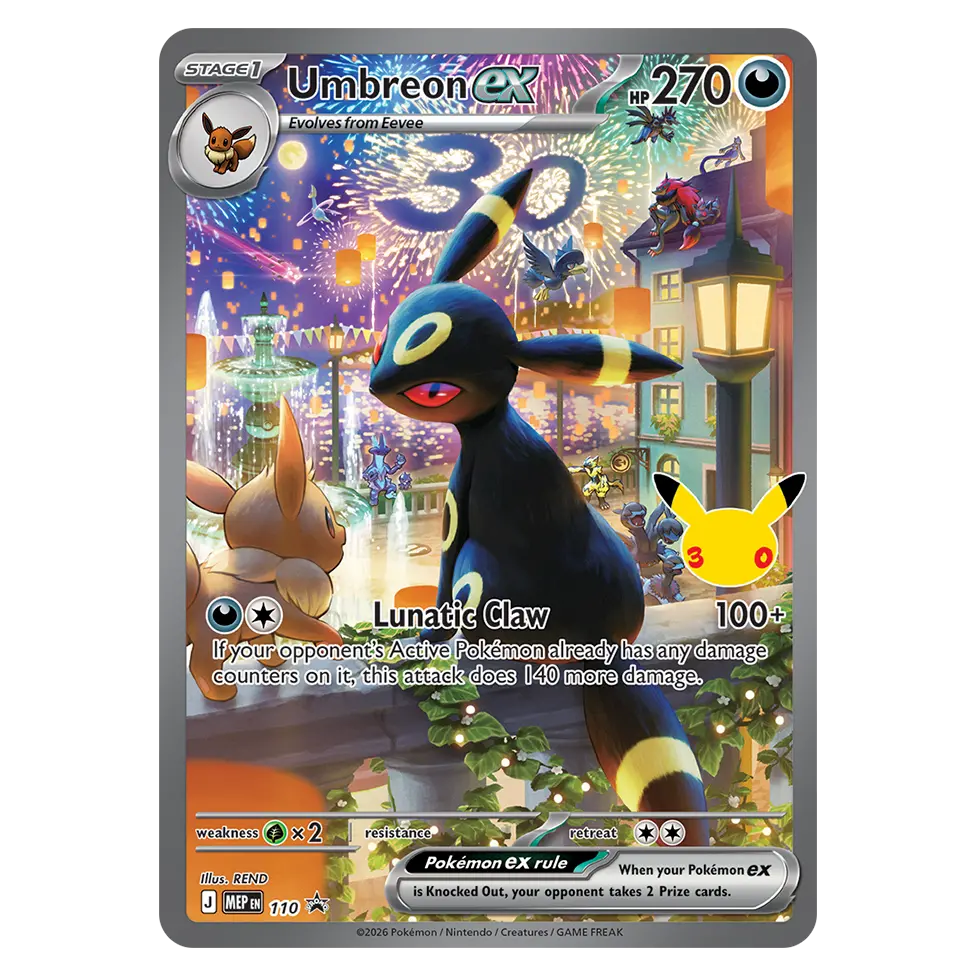 Pokémon TCG: Caja Ultra Premium 30.º Aniversario Umbreon (Español) | Tier Kards| Pre Order |