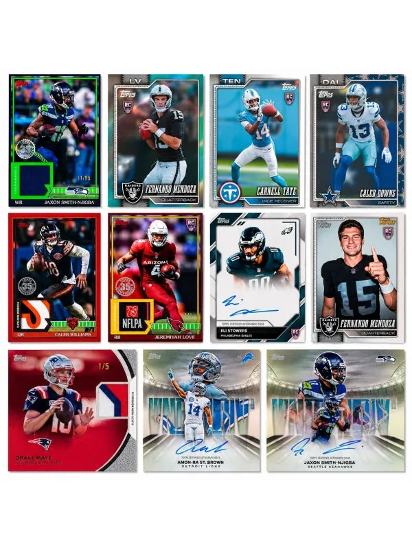 Mega Box Football Flagship (12 Sobres) - NFL 2026 - Topps (PREORDER)