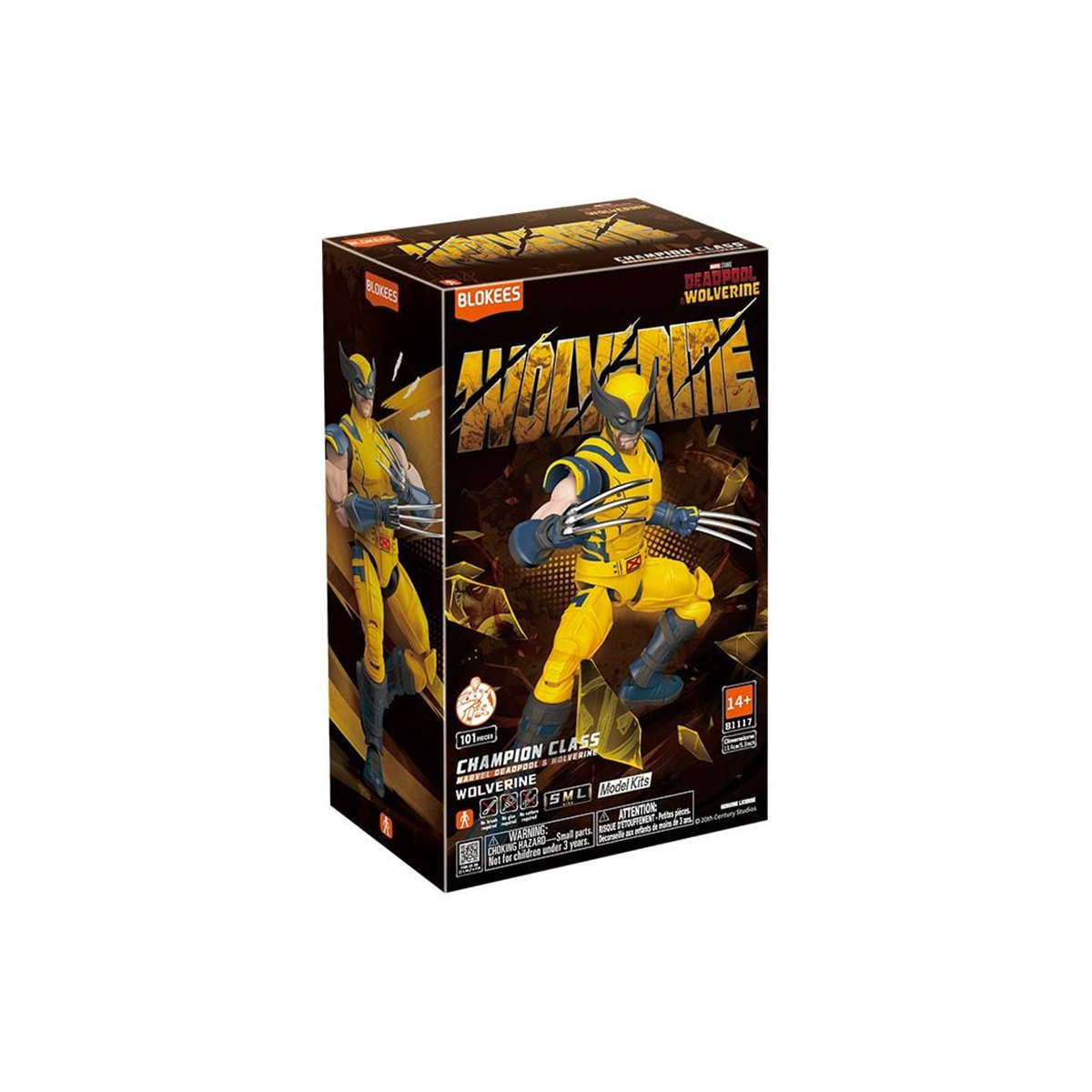 Maqueta Blokees Marvel Wolverine 05 | Tier Kards
